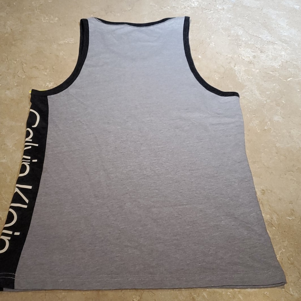 Calvin Klein Gray Muscle Cut Tank Top S - Picture 2 of 2